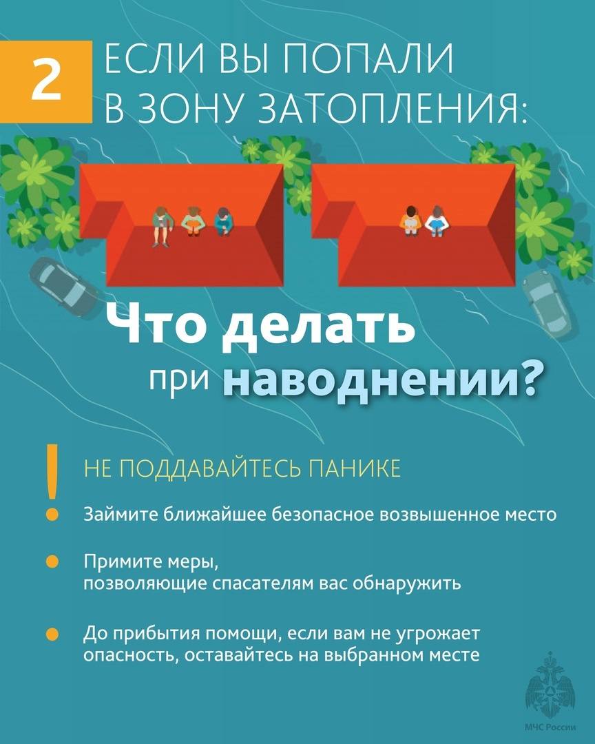 Что делать при наводнении. ДО НАВОДНЕНИЯ: услышал сигнал? Немедленно выходи в безопасный район или на возвышенность;