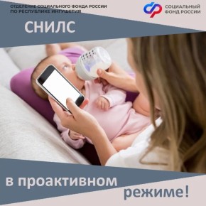 С начала года 700 новорождённых в Ингушетии получили СНИЛС проактивно