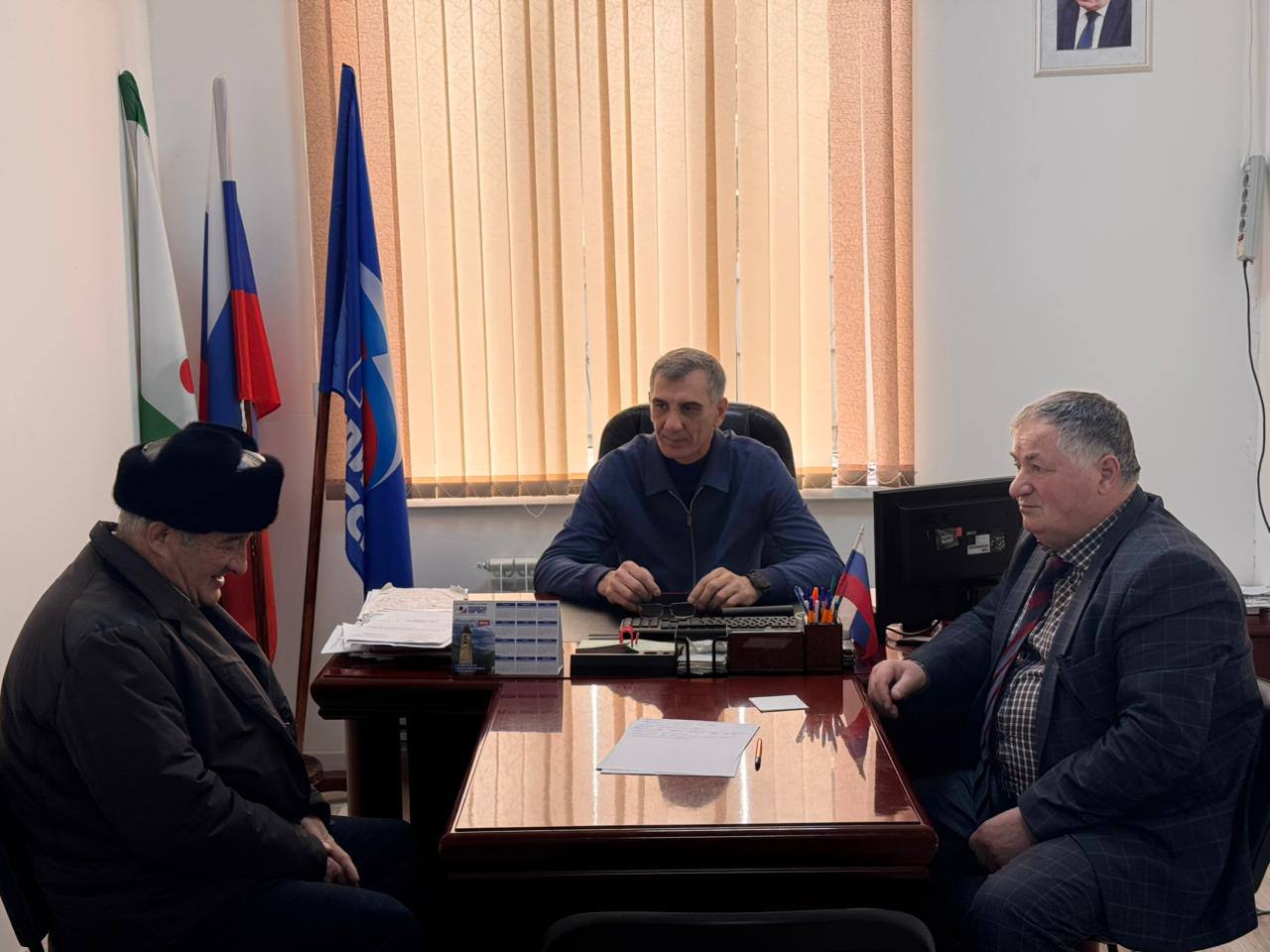 Сегодня провёл приём граждан в местном отделении города Малгобек Сегодня провёл приём граждан в местном отделении города Малгобек