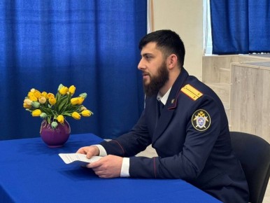 Следователь территориального следственного отдела следственного управления по Республике Ингушетия провел профилактическую беседу с кадетами