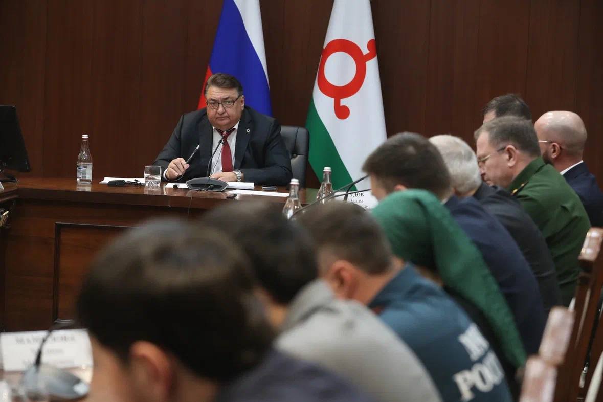 В Магасе под руководством Председателя Правительства Ингушетии Владимира Сластенина состоялось еженедельное заседание кабинета министров