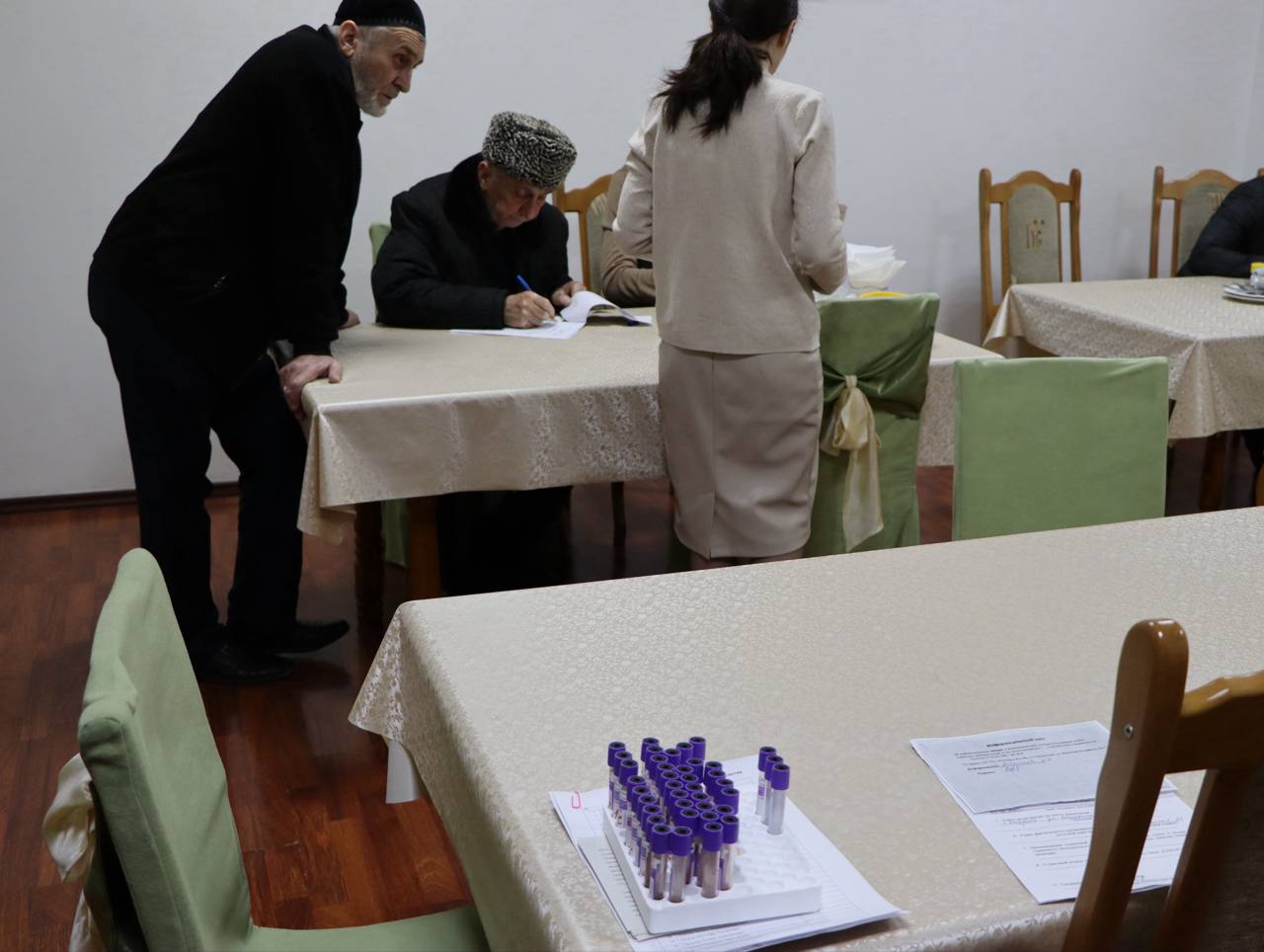 В Народном Собрании Республики Ингушетия стартовала ежегодная диспансеризация, предоставив возможность более чем ста народным избранникам и сотрудникам Аппарата пройти важные профилактические осмотры В Народном Собрании Республики Ингушетия стартовала ежегодная диспансеризация, предоставив возможность более чем ста народным избранникам и сотрудникам Аппарата пройти важные профилактические осмотры