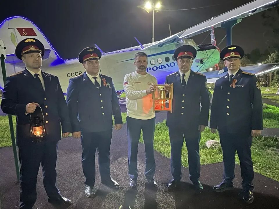 Сотрудники следственного управления приняли участие в патриотической акции «Огонь памяти»