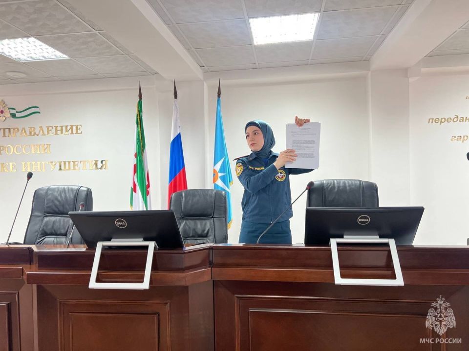 МЧС Ингушетии перевело на ингушский язык пособие по первой помощи