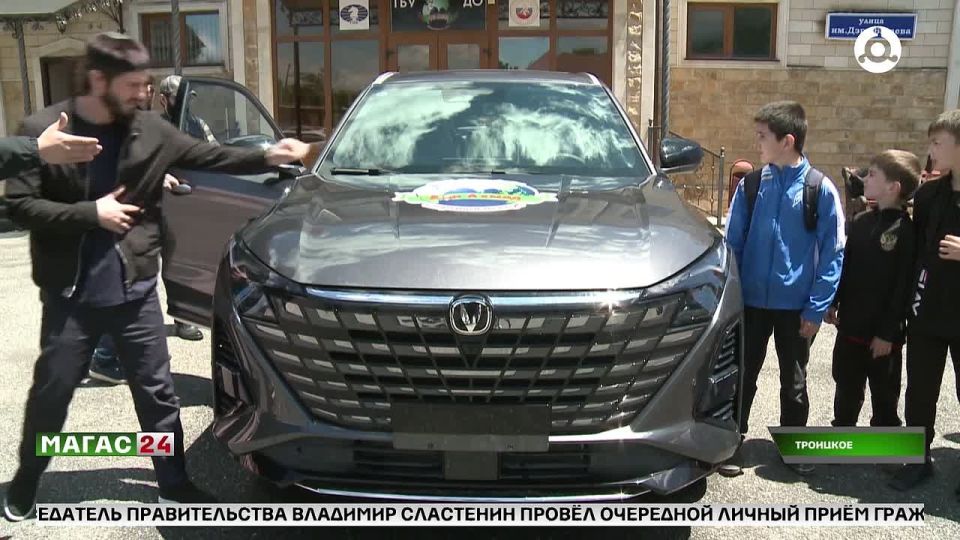 В Ингушетии встретили чемпиона России по греко-римской борьбе Исмаила Барахоева