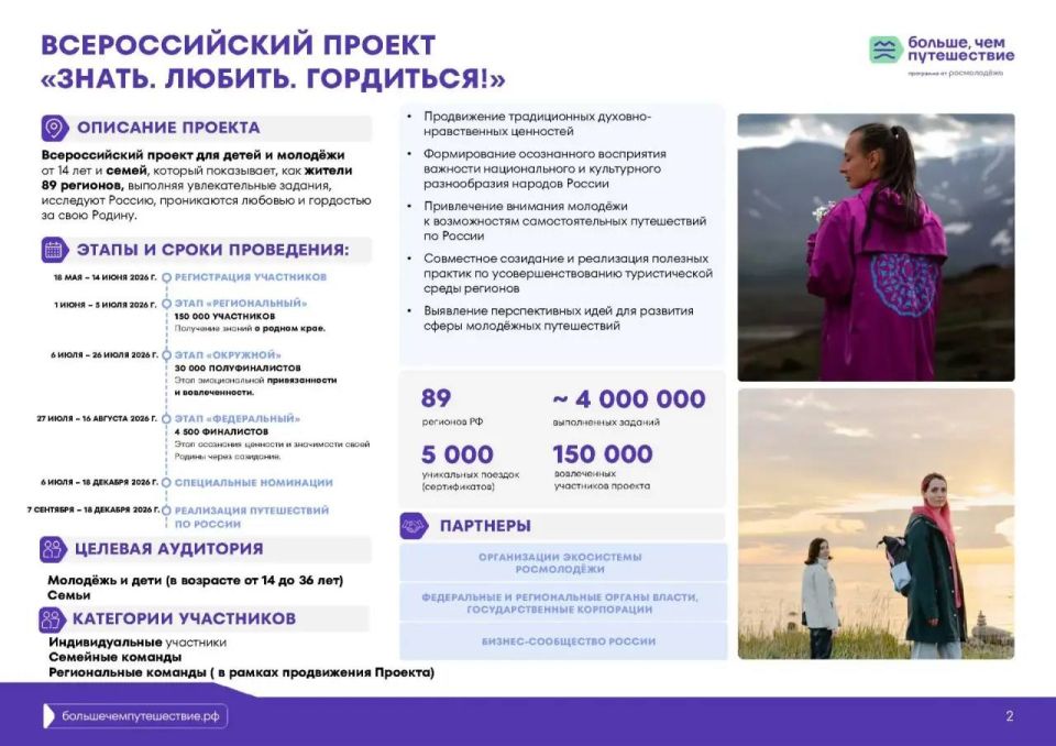 Всероссийский проект «Знать. Любить. Гордиться!» Всероссийский проект «Знать. Любить. Гордиться!»