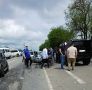 На трассе «Назрань-Малгобек» столкнулись Hummer, Toyota Camry и Lada Granta