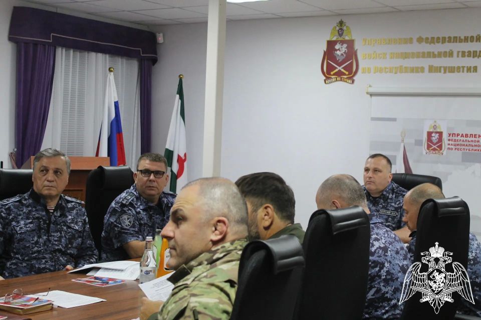 В Управлении Росгвардии по Республике Ингушетия подведены итоги служебно-боевой деятельности за первое полугодие 2026 года В Управлении Росгвардии по Республике Ингушетия подведены итоги служебно-боевой деятельности за первое полугодие 2026 года