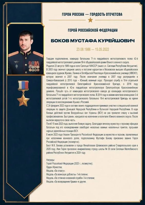 В Государственном Музее ИЗО Республики Ингушетия начала работу экспозиция, посвященная Героям Российской Федерации В Государственном Музее ИЗО Республики Ингушетия начала работу экспозиция, посвященная Героям Российской Федерации