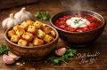 Хрустящие чесночные гренки из чёрствого хлеба: как спасти хлеб и вкусно подать к супу