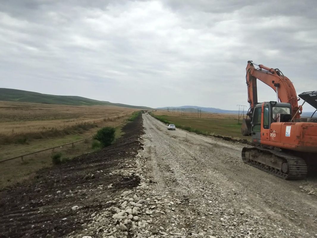Продолжается капитальный ремонт участка автодороги «Тр Продолжается капитальный ремонт участка автодороги «Тр