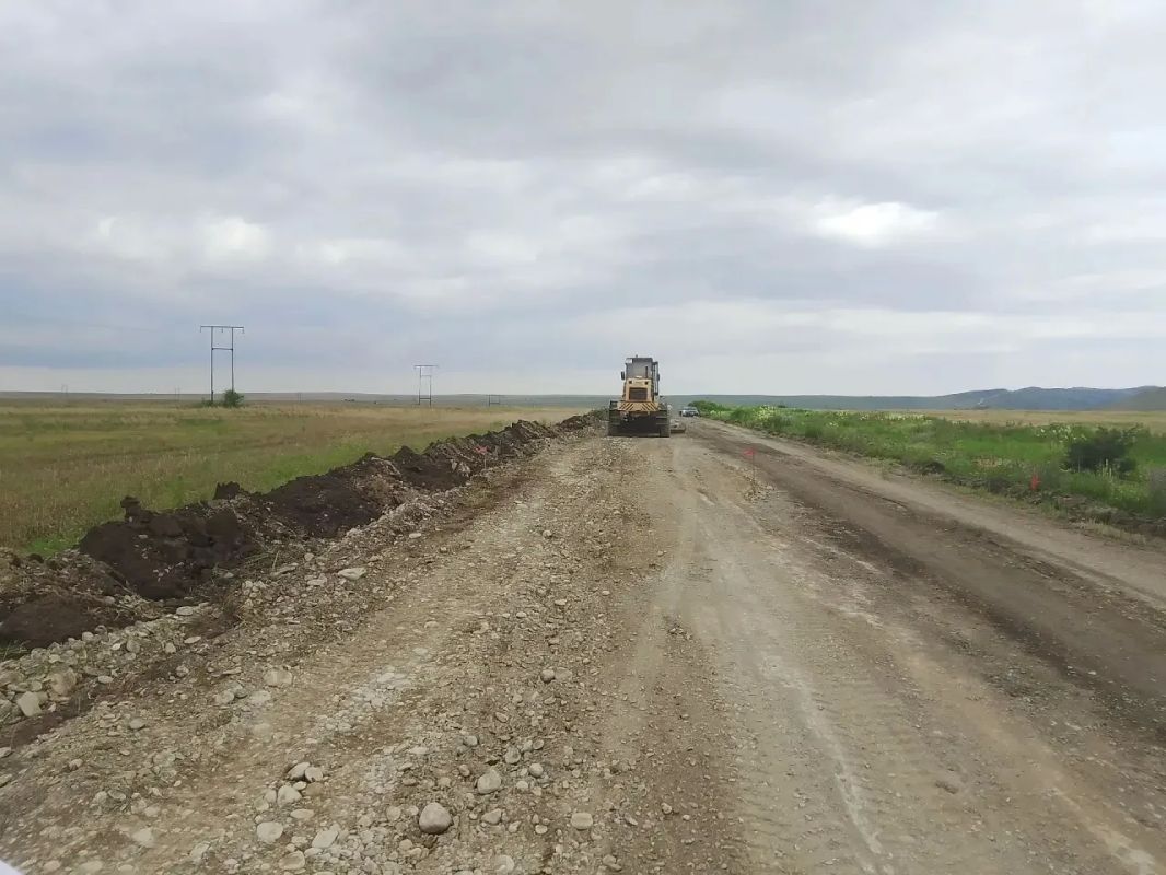 Продолжается капитальный ремонт участка автодороги «Тр Продолжается капитальный ремонт участка автодороги «Тр