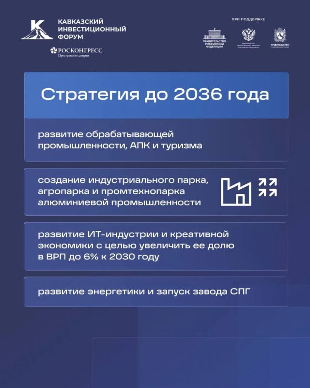 На Кавказском инвестиционном форуме – 2026 Глава Республики Ингушетия Махмуд-Али Калиматов лично представил инвестиционный потенциал региона, рассказал о ключевых направлениях развития и перспективных проектах, которые уже... На Кавказском инвестиционном форуме – 2026 Глава Республики Ингушетия Махмуд-Али Калиматов лично представил инвестиционный потенциал региона, рассказал о ключевых направлениях развития и перспективных проектах, которые уже...