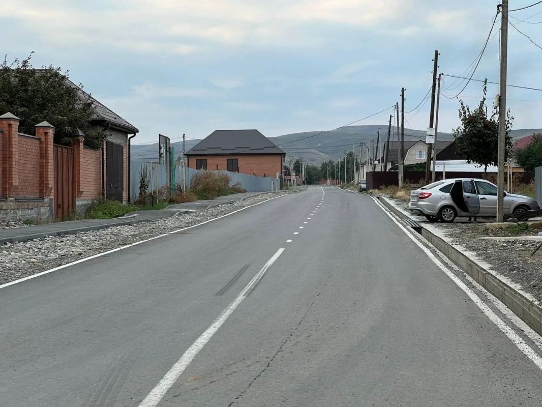В Сунже завершены работы по комплексному благоустройству улицы Суворова В Сунже завершены работы по комплексному благоустройству улицы Суворова
