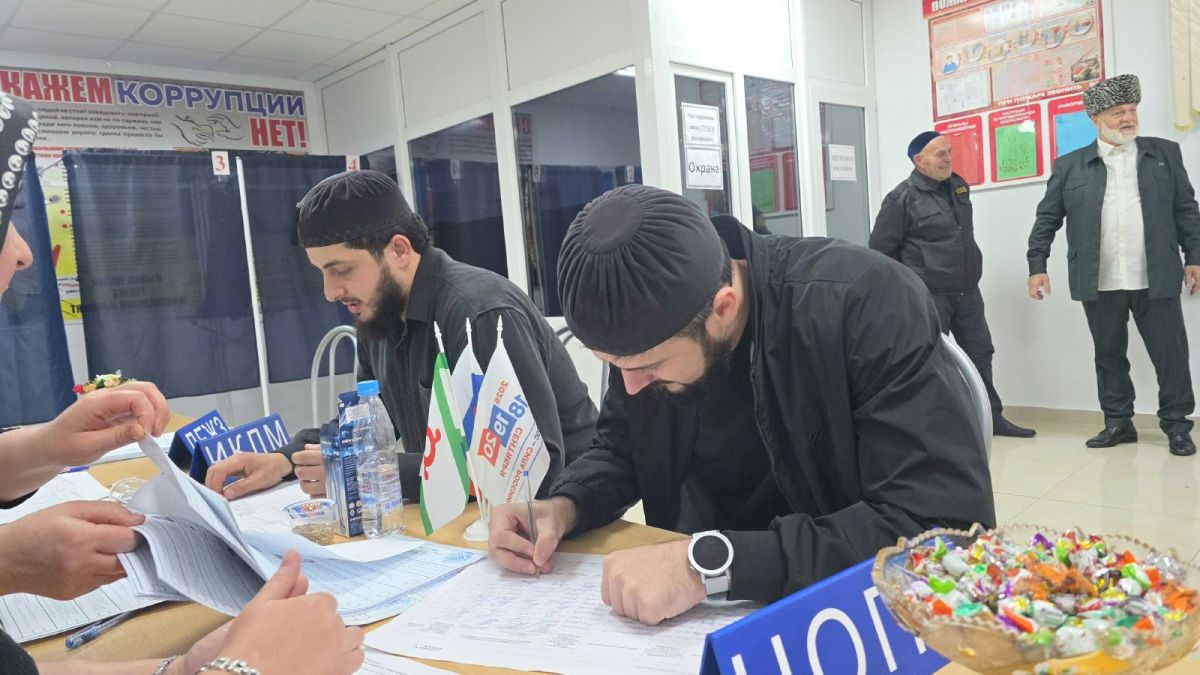 В Назрани продолжается голосование В Назрани продолжается голосование