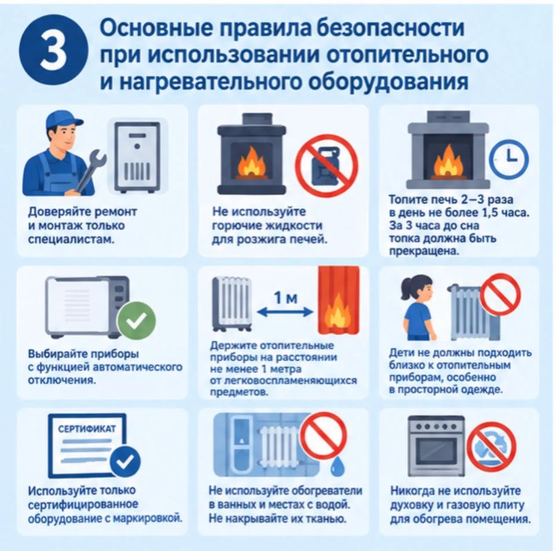 Следственное управление СК России по Республике Ингушетия призывает жителей республики соблюдать правила безопасности при работе с отопительными приборами Следственное управление СК России по Республике Ингушетия призывает жителей республики соблюдать правила безопасности при работе с отопительными приборами