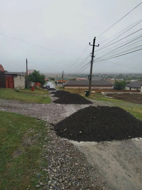В Инарках по просьбе семьи участника СВО ремонтируют улицу
