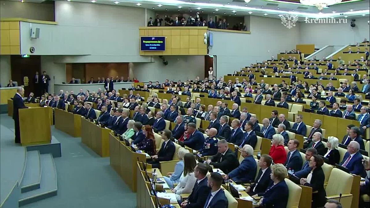 Махмуд-Али Калиматов: Сегодня Президент России Владимир Владимирович Путин выступил на первом заседании Государственной Думы нового созыва