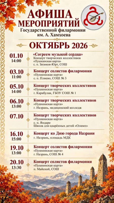 Октябрь в ЦТКиКИ: концерты, кино и творческие занятия! Октябрь в ЦТКиКИ: концерты, кино и творческие занятия!