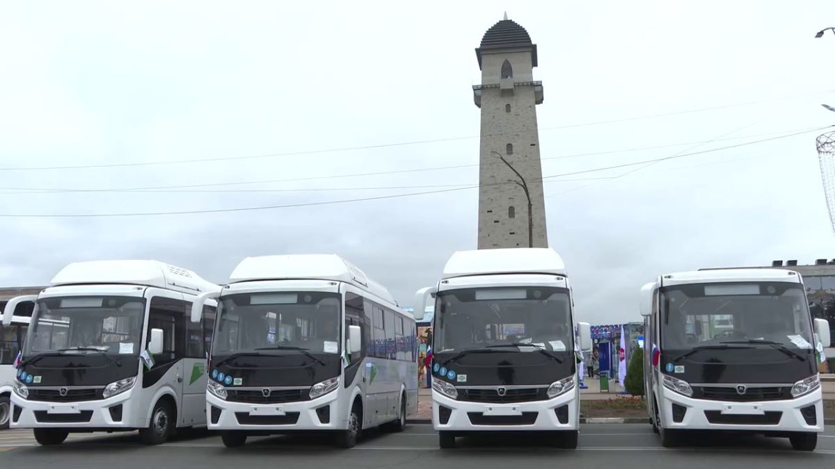 Девять современных автобусов пополнили парк «Ингуштранспорта»